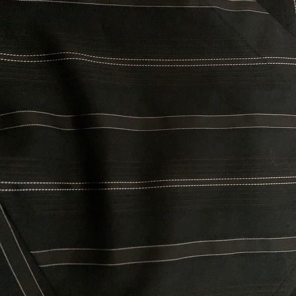 Striped black button up shirt - Picture 2 of 2